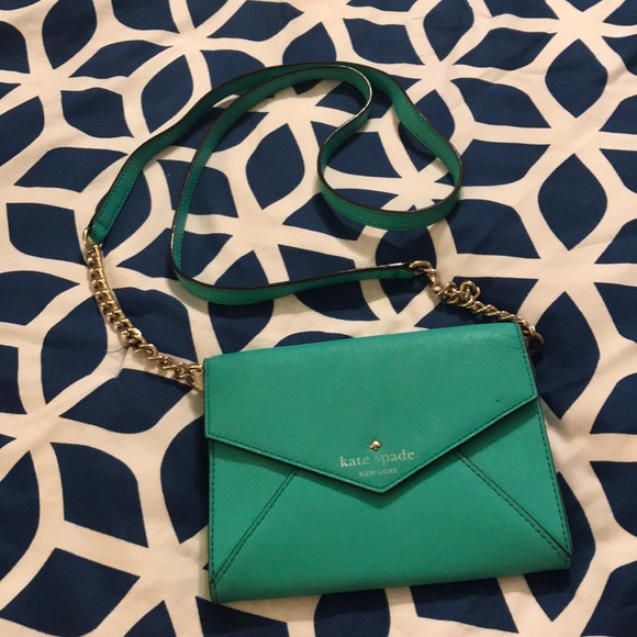 kate spade Handbags - ♠️♠️Kate Spade ♠️ ♠️ turquoise clutch ♠️♠️